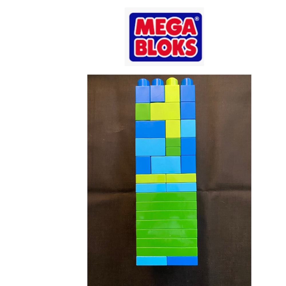 6/$20 Mega Blocks 100!  Colorful Building Blocks Set EUC